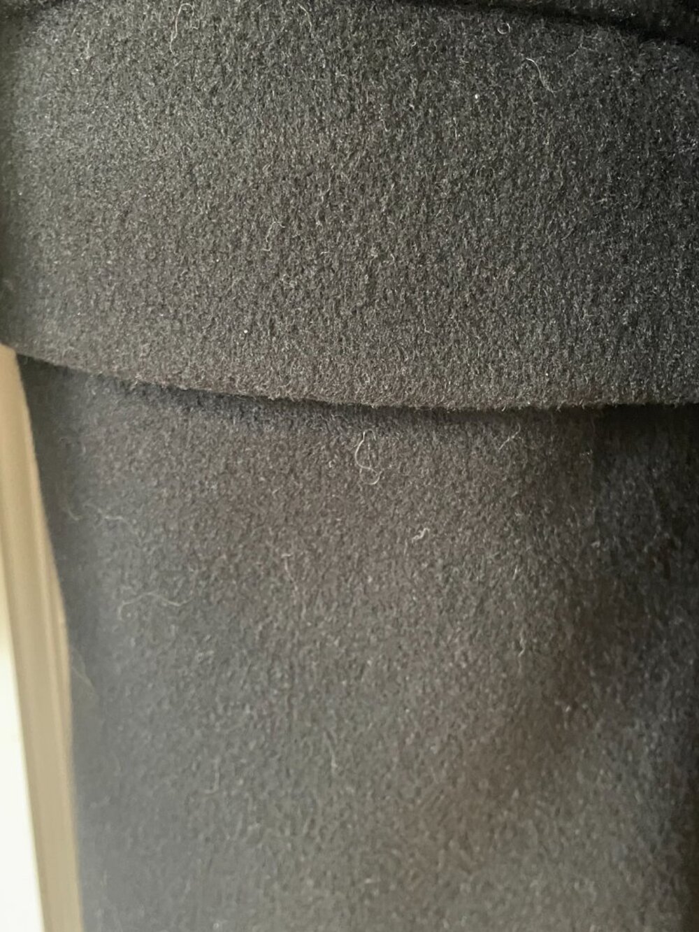 London Fog Black Double-Breasted Pea Coat Size 10 Wool - Picture 6 of 9